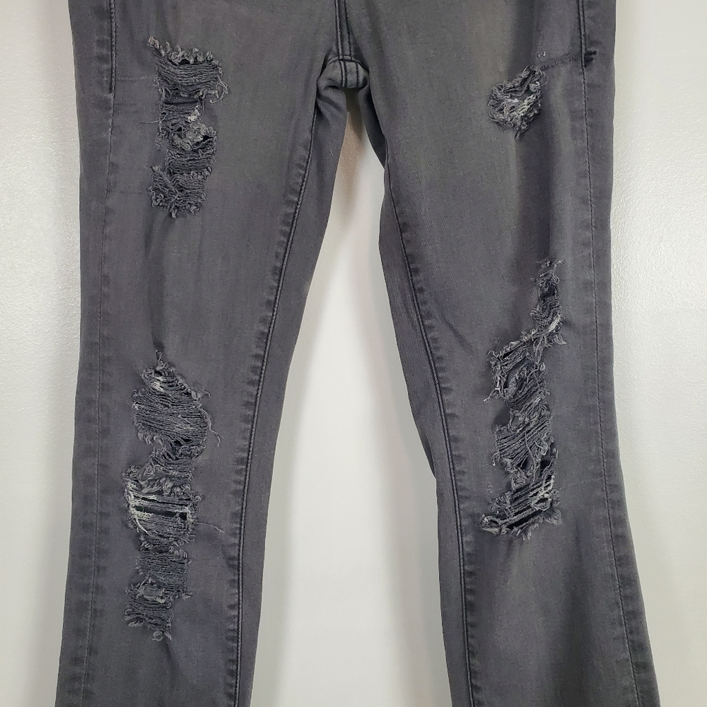 Frame denim distressed skinny jeans 26 - Picture 8 of 8